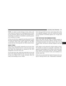 Chrysler-Voyager-Town-and-Country-Plymouth-Voyager-owners-manual page 273 min