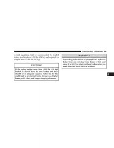 Chrysler-Voyager-Town-and-Country-Plymouth-Voyager-owners-manual page 287 min