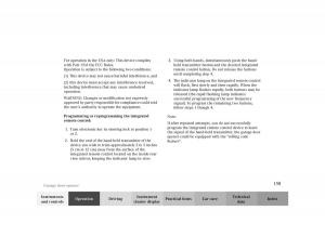 Mercedes-Benz-CLK-430-W208-owners-manual page 158 min