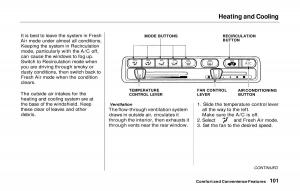 Honda-Prelude-V-5-owners-manual page 101 min