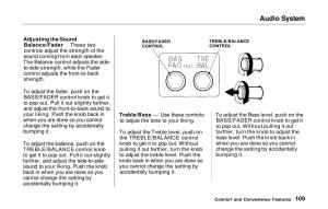 Honda-Prelude-V-5-owners-manual page 109 min