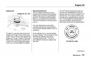 Honda-Prelude-V-5-owners-manual page 178 min