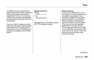 Honda-Prelude-V-5-owners-manual page 206 min