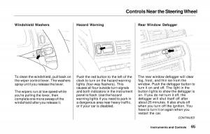 Honda-Prelude-V-5-owners-manual page 66 min