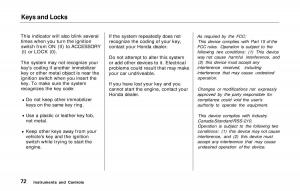 Honda-Prelude-V-5-owners-manual page 73 min