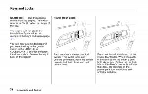 Honda-Prelude-V-5-owners-manual page 75 min