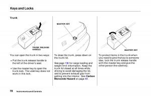 Honda-Prelude-V-5-owners-manual page 79 min