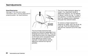 Honda-Prelude-V-5-owners-manual page 83 min