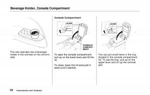 Honda-Prelude-V-5-owners-manual page 93 min