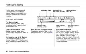Honda-Prelude-V-5-owners-manual page 98 min