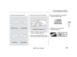 Honda-Civic-Hybrid-VIII-8-owners-manual page 168 min