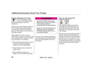 Honda-Civic-Hybrid-VIII-8-owners-manual page 33 min