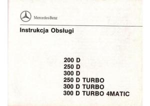 manual--Mercedes-Benz-E-W124-instrukcja page 3 min