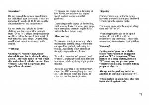 mercedes-benz-s-w140-owners-manual page 75 min
