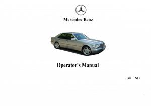 Mercedes-Benz-S-W140-owners-manual page 1 min