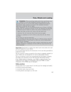 Ford-Ranger-Mazda-B-Series-owners-manual page 127 min