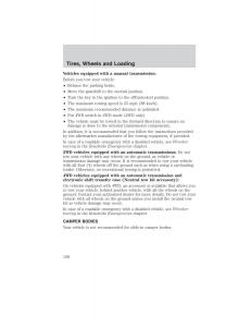 Ford-Ranger-Mazda-B-Series-owners-manual page 158 min