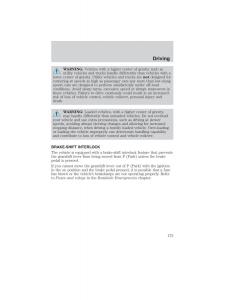 Ford-Ranger-Mazda-B-Series-owners-manual page 173 min