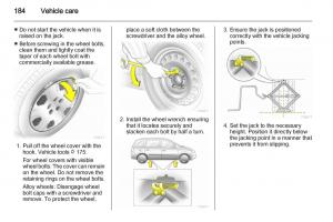 Opel-Zafira-B-owners-manual page 184 min