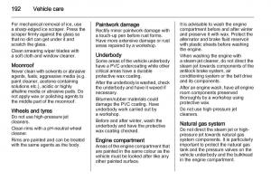 Opel-Zafira-B-owners-manual page 192 min