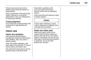 Opel-Zafira-B-owners-manual page 193 min