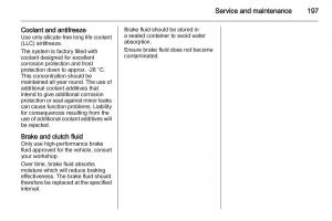 Opel-Zafira-B-owners-manual page 197 min