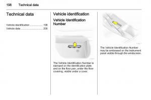 Opel-Zafira-B-owners-manual page 198 min