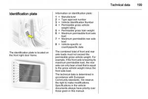 Opel-Zafira-B-owners-manual page 199 min