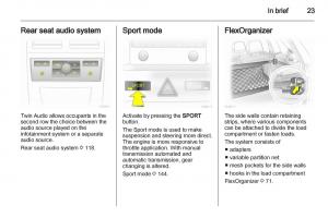 Opel-Zafira-B-owners-manual page 23 min