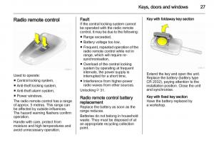 Opel-Zafira-B-owners-manual page 27 min