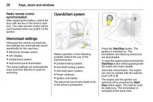 Opel-Zafira-B-owners-manual page 28 min