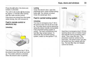 Opel-Zafira-B-owners-manual page 33 min