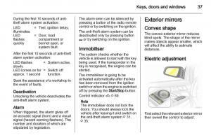 Opel-Zafira-B-owners-manual page 37 min