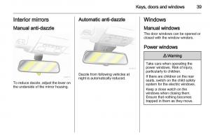 Opel-Zafira-B-owners-manual page 39 min