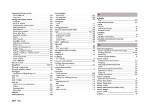 Skoda-Superb-II-2-owners-manual page 262 min