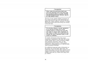 manual--Ford-Taurus-III-3-owners-manual page 28 min