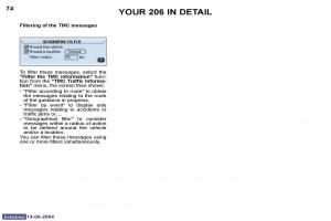 Peugeot-206-owners-manual page 142 min