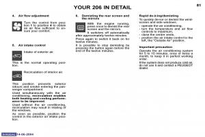Peugeot-206-owners-manual page 151 min