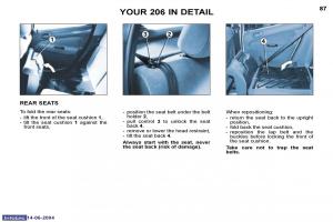 Peugeot-206-owners-manual page 158 min
