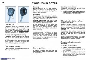 Peugeot-206-owners-manual page 168 min