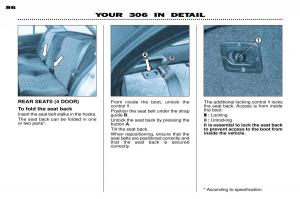 Peugeot-306-owners-manual page 110 min