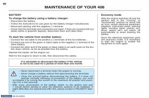 Peugeot-406-owners-manual page 61 min