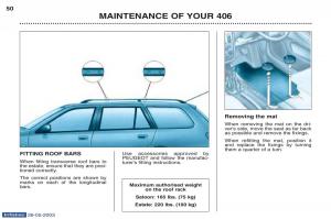Peugeot-406-owners-manual page 66 min