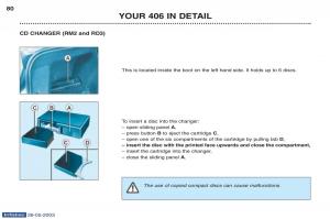 Peugeot-406-owners-manual page 78 min