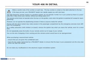 Peugeot-406-owners-manual page 82 min