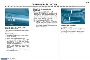 Peugeot-406-owners-manual page 10 min