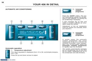 Peugeot-406-owners-manual page 73 min