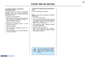 Peugeot-406-owners-manual page 84 min