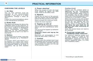 Peugeot-106-owners-manual page 80 min