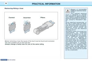 Peugeot-106-owners-manual page 91 min